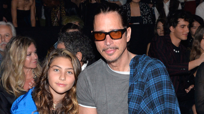 Chris Cornell and his daughter