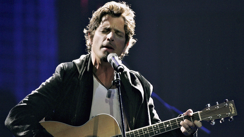 Chris Cornell performing