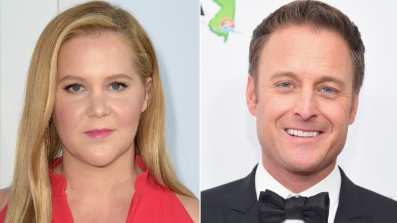 Amy Schumer and Chris Harrison