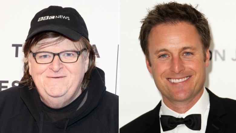 Michael Moore and Chris Harrison