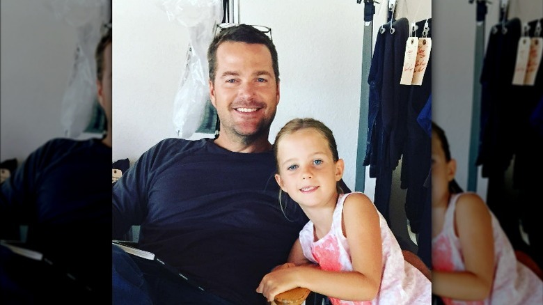 Chris O'Donnell and daughter