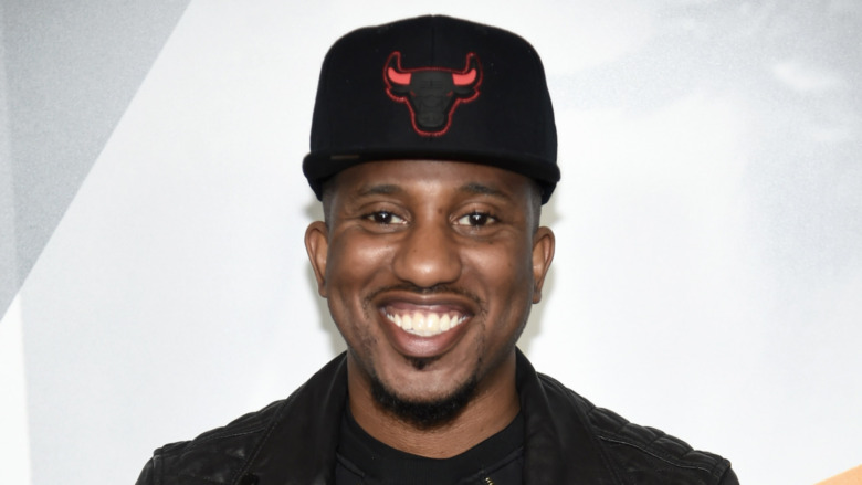 Chris Redd in a Bulls cap