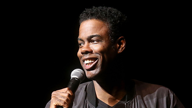 Chris Rock speaking on stage