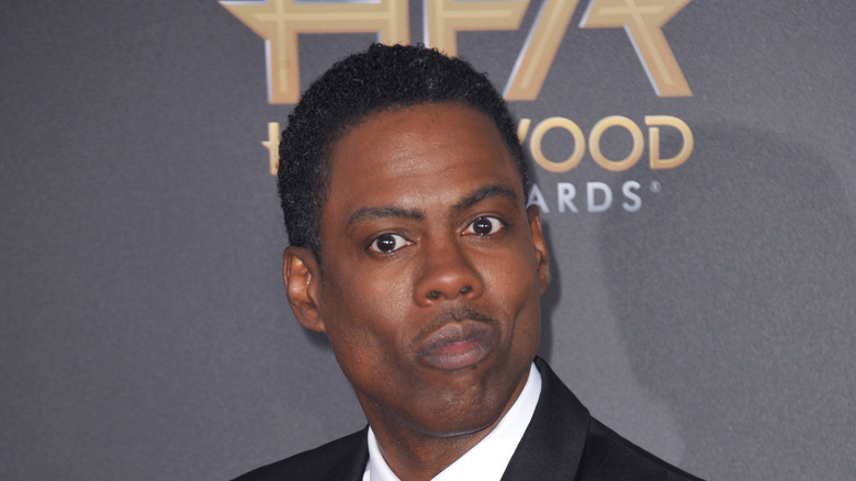 Chris Rock attends red carpet