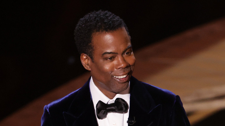 Chris Rock smiles