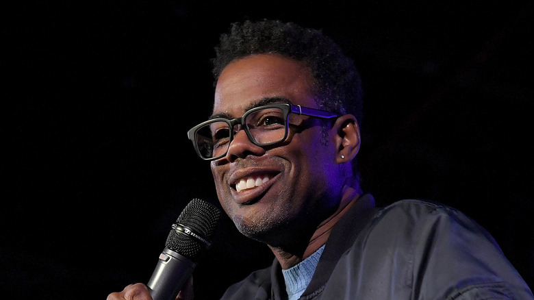 Chris Rock with mic