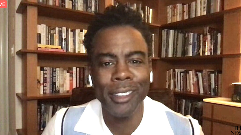 Chris Rock on a virtual call