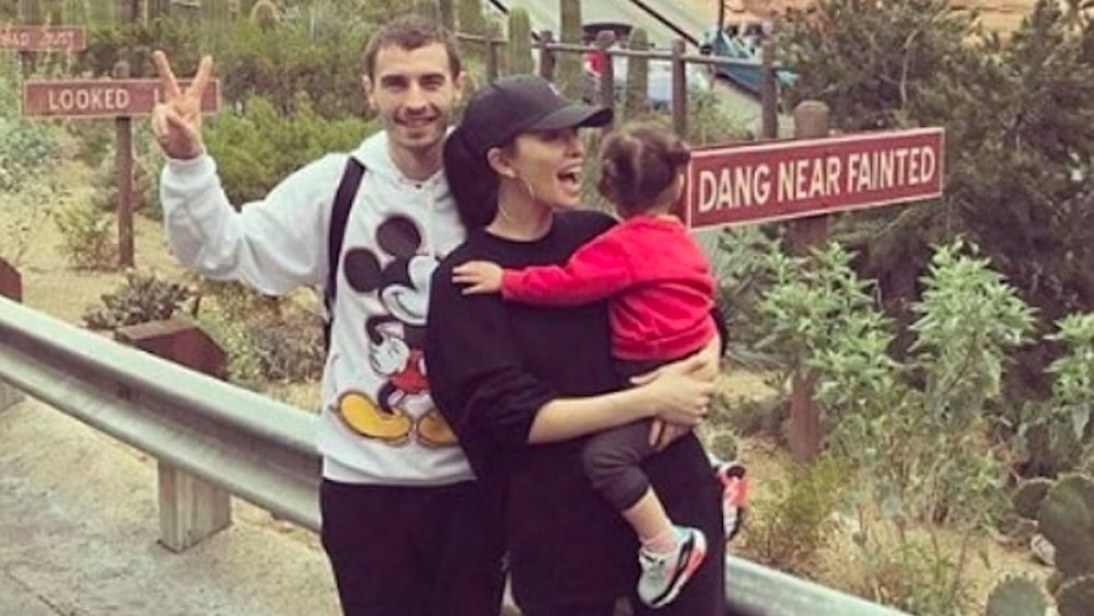 David Boyd and Christian Serratos at Disney California Adventure Park