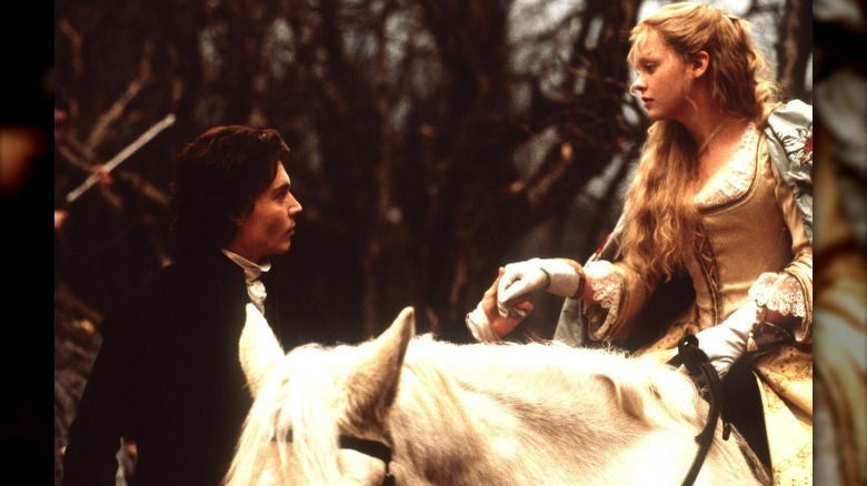 Johnny Depp and Christina Ricci in Sleepy Hollow