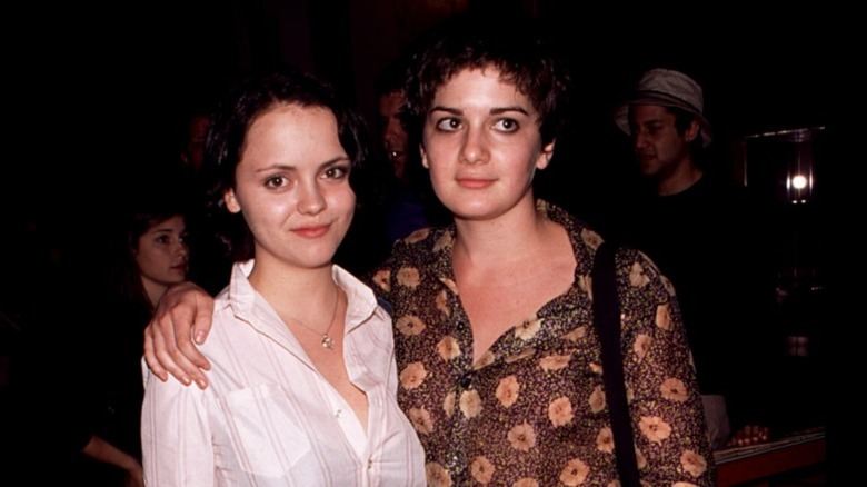 Christina Ricci and Gaby Hoffman posing