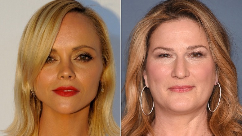 Christina Ricci and Ana Gasteyer split image