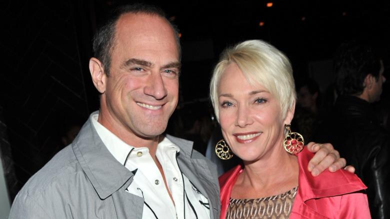 Christopher Meloni and Sherman Williams smiling