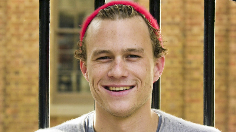 Heath Ledger smiling