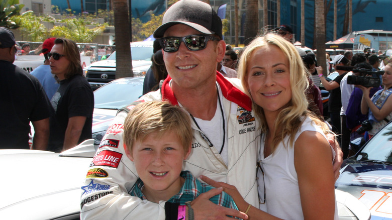 Cole Hauser and family