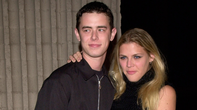 Colin Hanks and Busy Phillips at event