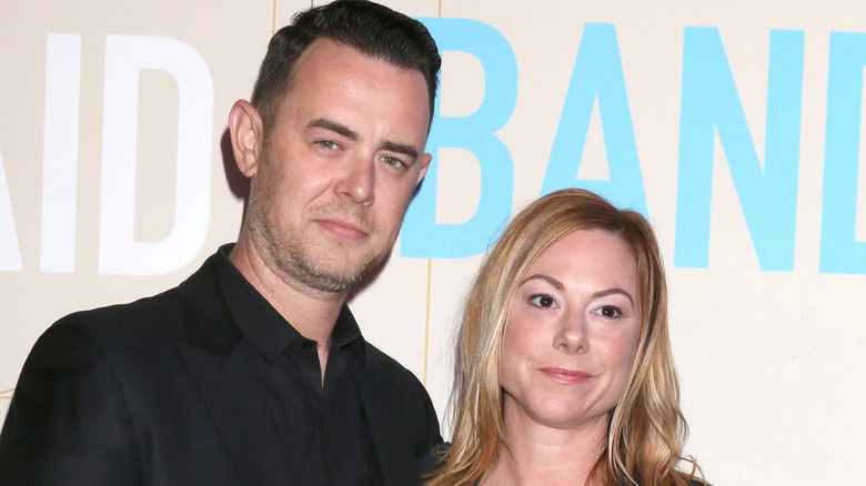 Colin Hanks and Samantha Bryant at event