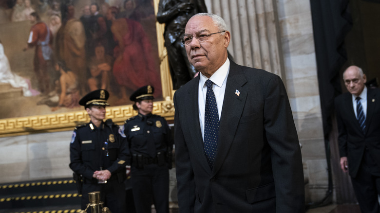 Colin Powell walking