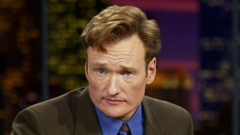 Conan O'Brien making a face