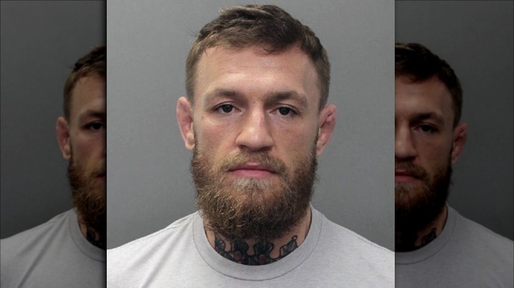 Conor McGregor following his arrest in Miami