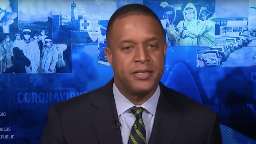 Craig Melvin delivering news