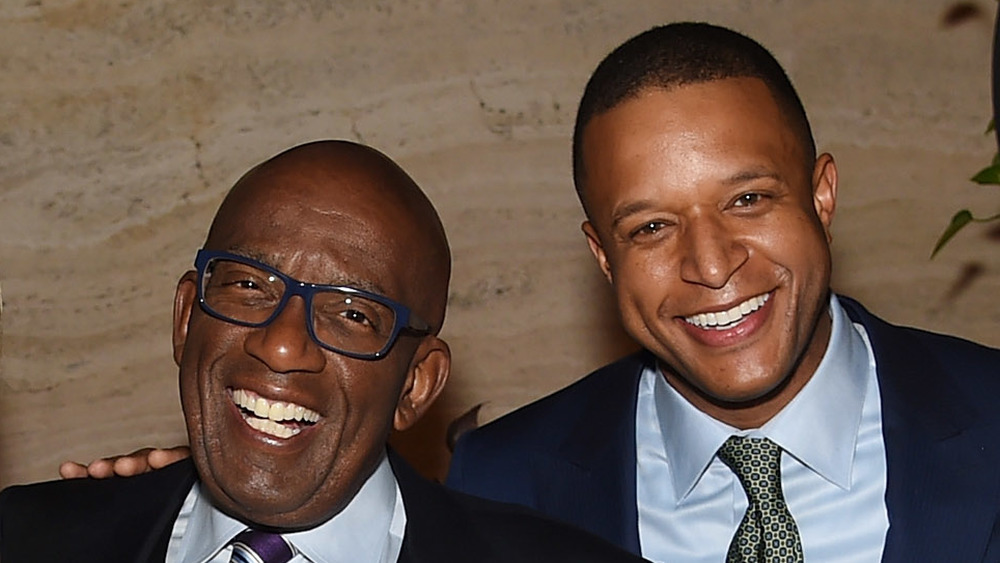 Al Roker and Craig Melvin, both laughing