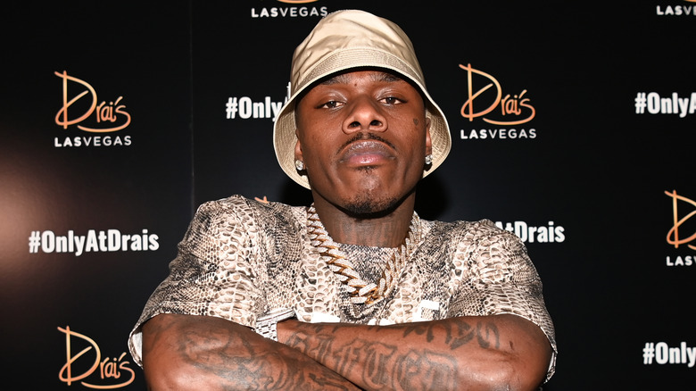 DaBaby before a performance in Las Vegas in February 2022