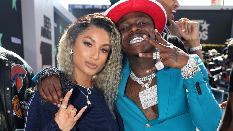 DaniLeigh and DaBaby at the 2019 BET Awards