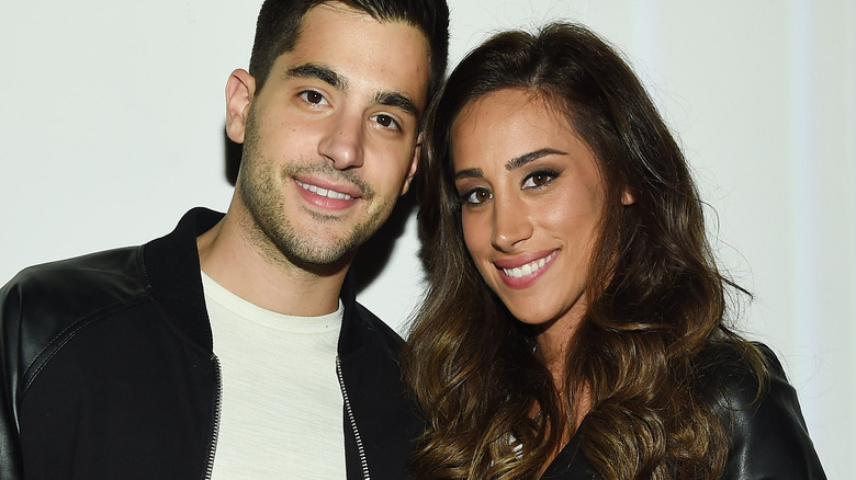 Danielle Jonas, Michael Deleasa smiling