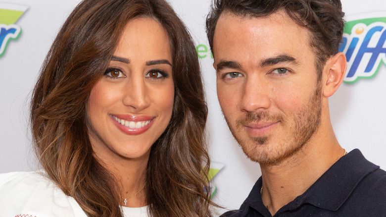 Danielle and Kevin Jonas smiling