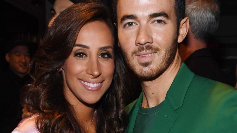 Danielle and Kevin Jonas smiling