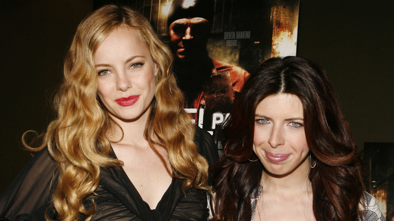 Bijou Phillips and Heather Matarazzo smiling