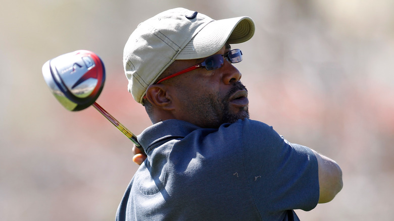 Darius Rucker on the golf course