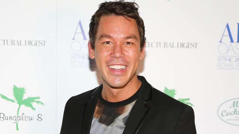 David Bromstad on red carpet