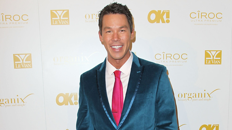 David Bromstad posing for cameras