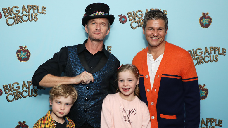 Neil Patrick Harris, David Burtka and kids