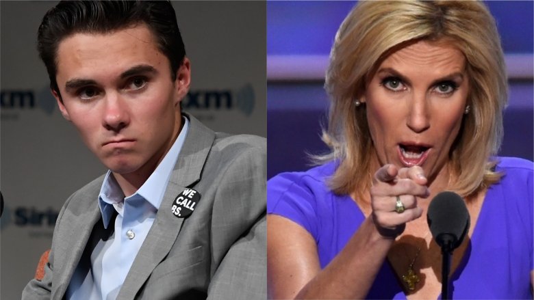 David Hogg, Laura Ingraham