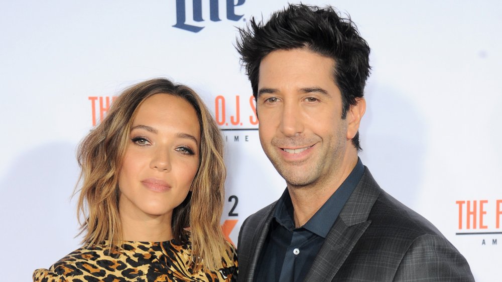 Zoe Buckman and David Schwimmer at the premiere of American Crime Story: The People V. O.J. Simpson