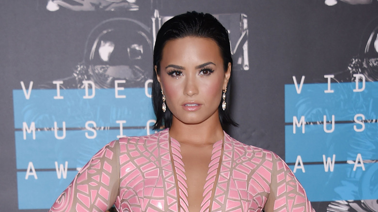 Demi Lovato in pink 