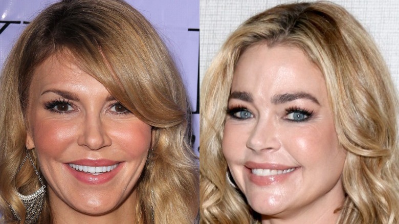 Split image of Brandi Glanville and Denise Richards