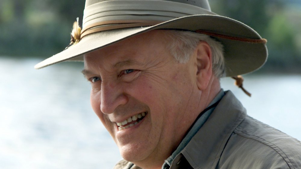 Dick Cheney fly fishing on the Snake River in 2001