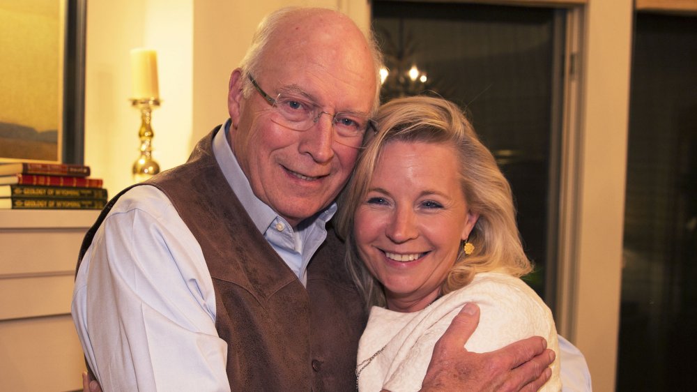 Dick Cheney and Liz Cheney after she won 2016 Republican primary for U.S. Congress