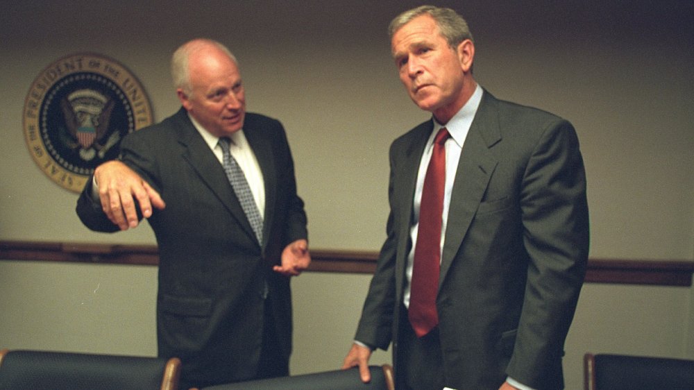 George W. Bush and Dick Cheney in 2001