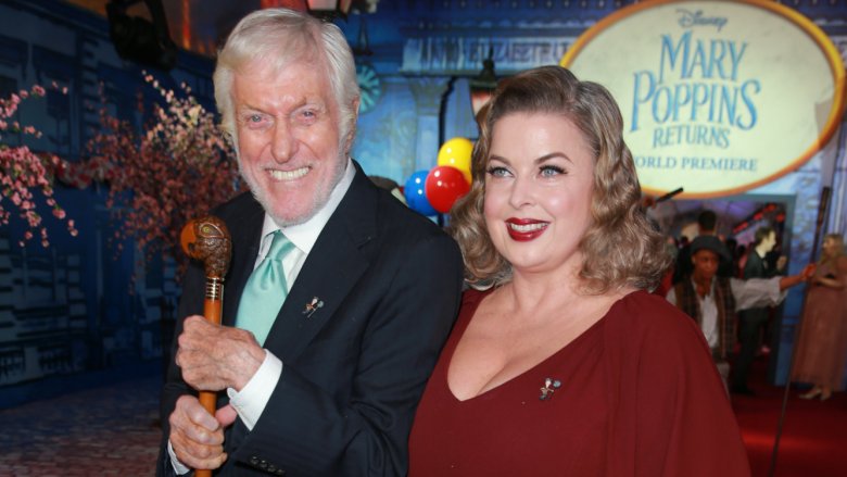 Dick Van Dyke and Arlene Silver smiling