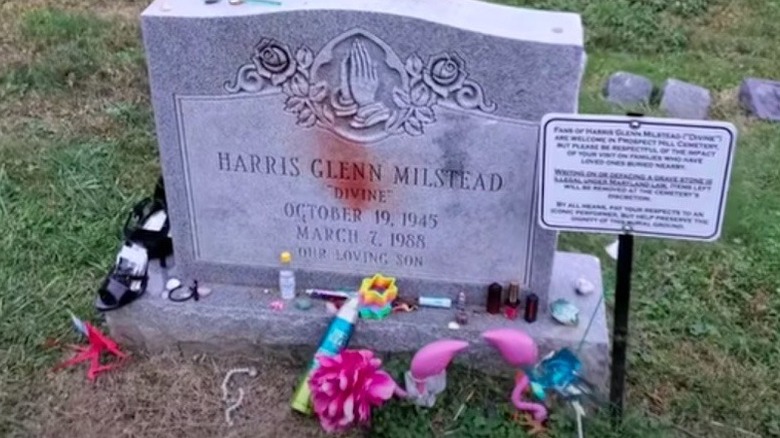 Divine's grave in Baltimore