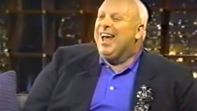 Divine laughing on The Late Show