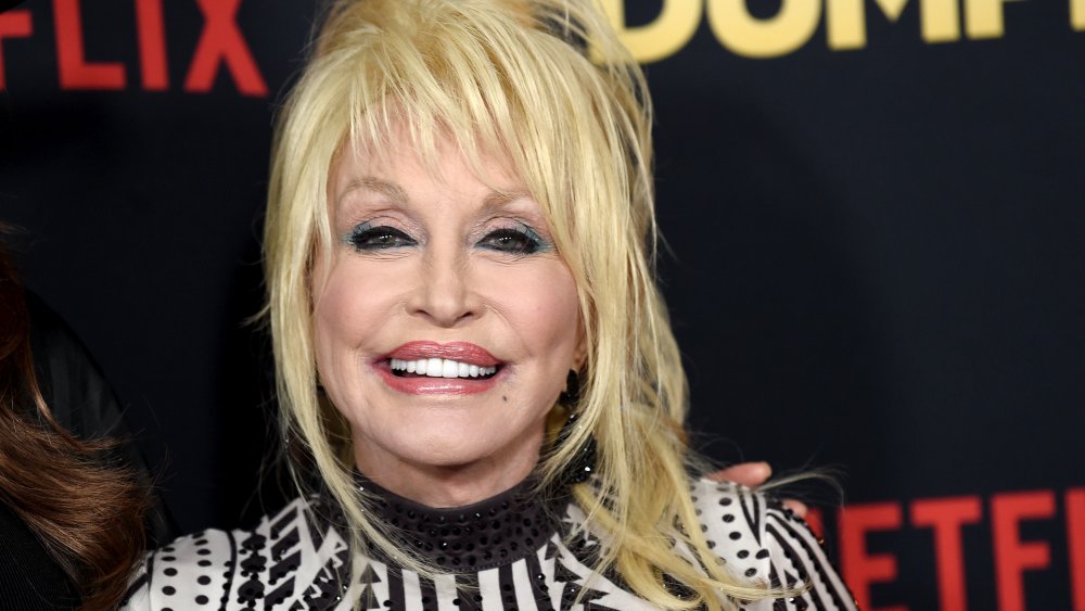Dolly Parton at the premiere for Netflix's Dumplin' in 2018