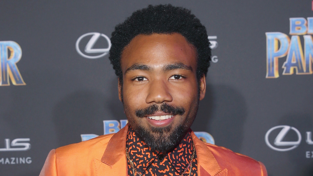 Donald Glover at the Black Panther premiere