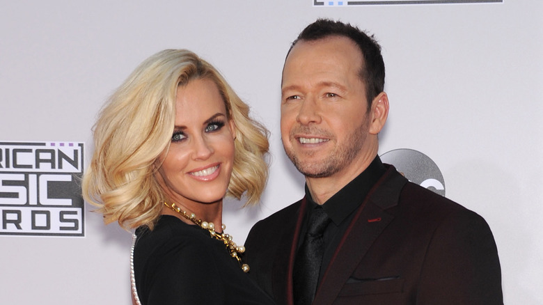 Jenny McCarthy and Donnie Wahlberg on the red carpet