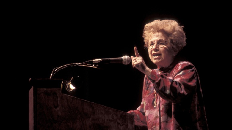 Dr Ruth speaking