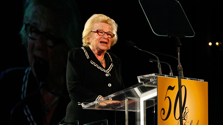 Dr Ruth speaking